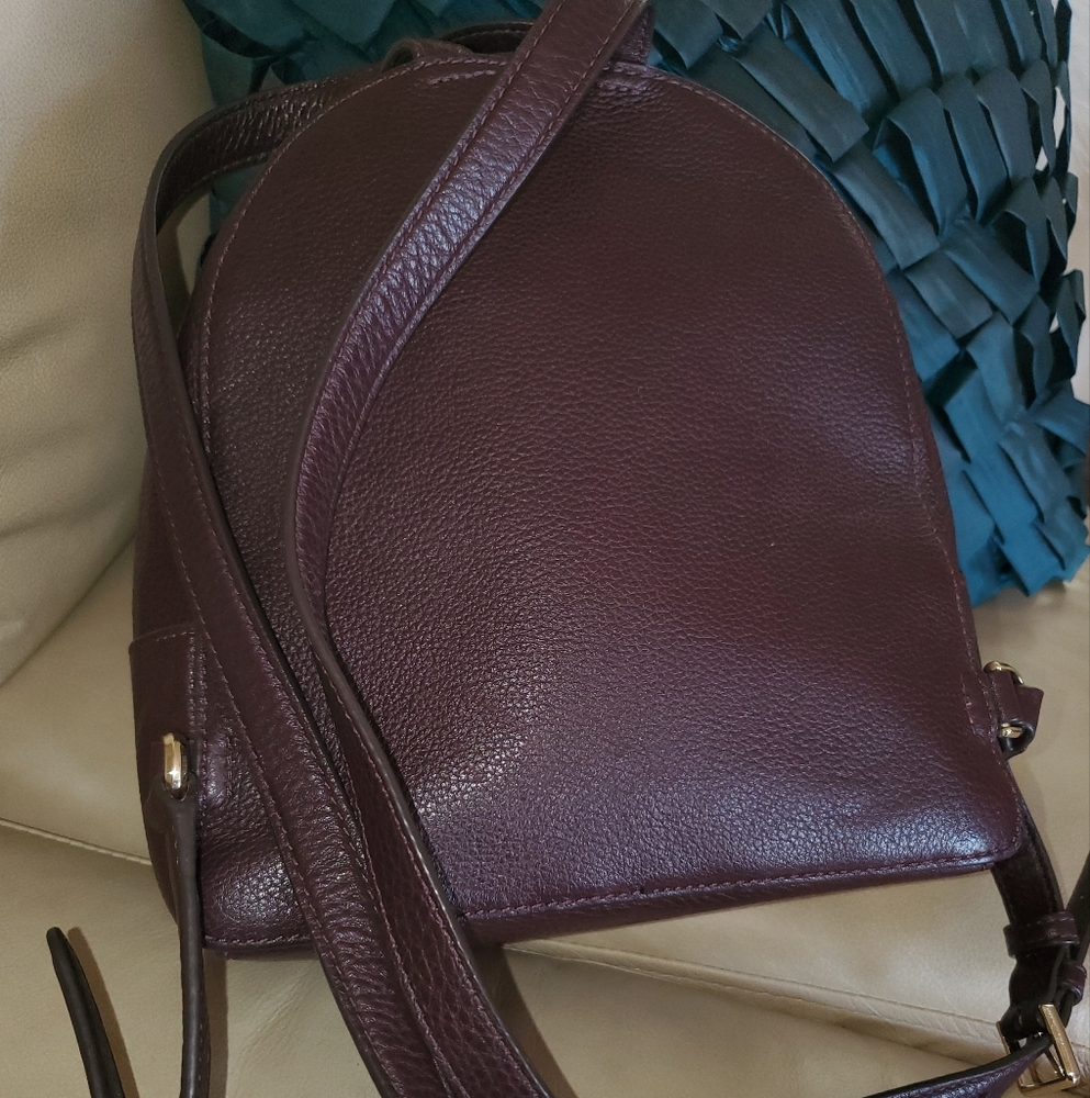 Kate Spade Purple Leather Backpack - Picture 2 of 5